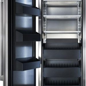 Perlick 24" Built-In Upright Counter Depth Freezer with 12.6 cu. ft. Capacity, Star-K Certification, Panel Ready (CR24F-1-2)