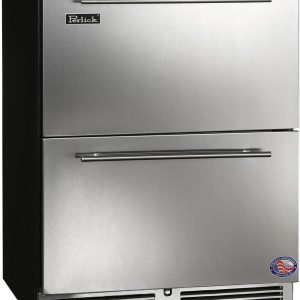 Perlick 24-Inch ADA Compliant Series Built-In Drawer Counter Depth Compact Freezer with 4.6 cu. ft. Capacity in Stainless Steel (HA24FB-4-5DL)