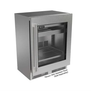 Perlick 24-Inch Luxe Shallow Depth ADA Undercounter Beverage Center with 3.1 Cu. Ft. Capacity, RAPIDCOOL Technology in Panel Ready Glass Door (G5BC24G