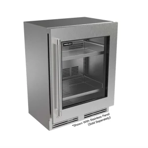 Perlick 24-Inch Luxe Shallow Depth ADA Undercounter Refrigerator with 3.1 Cu. Ft. Capacity, RAPIDCOOL Technology in Panel Ready Glass Door (G5RE24GD)