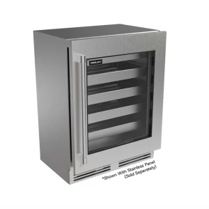 Perlick 24-Inch Luxe Shallow Depth ADA Undercounter Wine Reserve with 3.1 Cu. Ft. Capacity, RAPIDCOOL Technology in Panel Ready Glass Door (G5WR24GD)