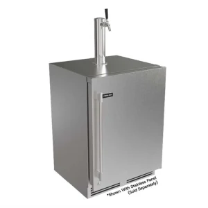Perlick 24-Inch Luxe Undercounter Beverage Dispenser with 5.1 Cu. Ft. Capacity, RAPIDCOOL Technology in Panel Ready Stainless Steel (G5BD24SL)