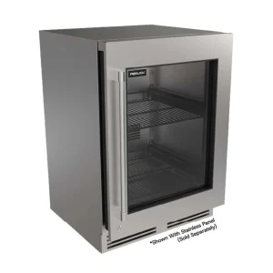 Perlick 24-Inch Undercounter Refrigerator with 5.0 Cu. Ft. Capacity, RAPIDcool™ Technology, Intuitive Touchscreen Controls, STAR-K Certified in Glass