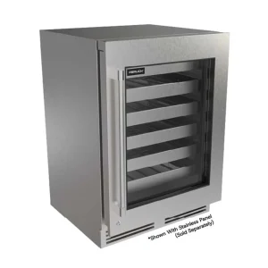 Perlick 24-Inch Undercounter Wine Reserve with 5.0 Cu. Ft. Capacity, RAPIDCOOL Technology in Panel Ready Glass Door (G5WR24GC)