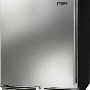 Perlick ADA Compliant Series 24-Inch Built-In Counter Depth Compact Freezer with 4.8 cu. ft. Capacity in Stainless Steel (HA24FB-4-1L & HA24FB-4-1R)