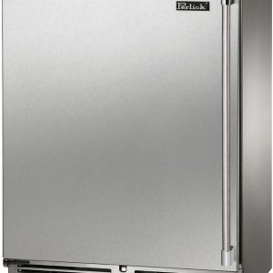 Perlick Signature Series 24-Inch Built-In Single Zone Wine Cooler with 20 Bottle Capacity in Stainless Steel (HH24WS-4-1L & HH24WS-4-1R)