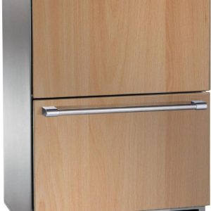 Perlick Signature Series 24-Inch Outdoor Built-In Counter Depth Drawer Refrigerator with 5.2 cu. ft. Capacity, Panel Ready (HP24RO-4-6)