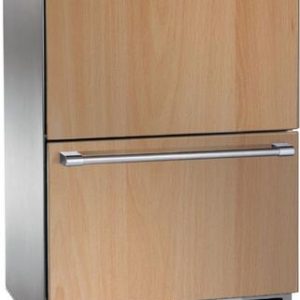 Perlick Signature Series 24-Inch Outdoor Built-In Counter Depth Drawer Dual Zone Refrigerator & Freezer with 5 cu. ft Capacity, Panel Ready (HP24ZO-4-