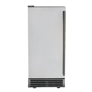 Renaissance 15-Inch Ice Maker in Stainless Steel with Reversible Hinge (REFR3)