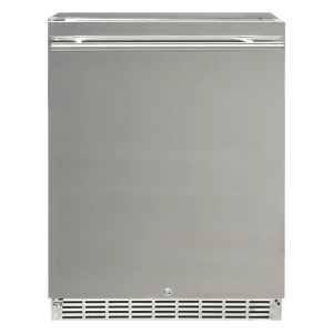 Renaissance 24-Inch 5.01 Cu Ft Refrigerator in Stainless Steel w/ Reversible Door, New Handle (REFR2C)