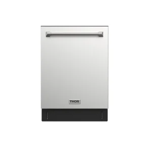 Thor Kitchen 24-Inch Dishwasher, Quiet 47 dBA, 3-Racks, in Stainless Steel (TDW24C7)