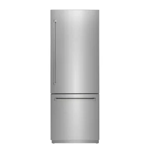 Thor Kitchen X-Series 30-Inch 16.1 Cu. Ft. Built-In Refrigerator with Bottom Freezer, Internal Water Dispenser and Ice Maker, in Stainless Steel (XRF3