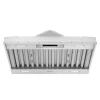 Thor Kitchen X-Series 34-Inch 1200 CFM Range Hood Insert in Stainless Steel (XLH36)