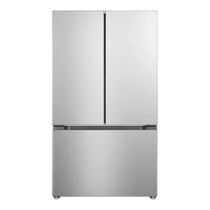 Verona 36-Inch Freestanding French Door Refrigerator with 20.3 Cu. Ft. Capacity, Automatic Ice Maker, Recessed Handle (VEFFD3620RISL)