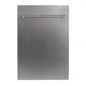 ZLINE 18-Inch Dishwasher in Stainless Steel with Traditional Handle, 51dBa (DW-304-H-18)