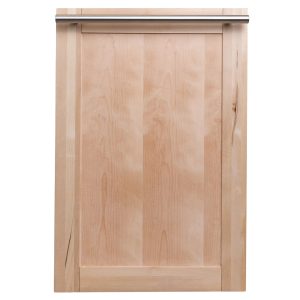ZLINE 18-Inch Top Control Dishwasher in Unfinished Wood with Modern Style Handle, 51dBa (DW-UF-18)