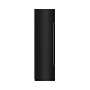 ZLINE 24-Inch 12.4 Cu. Ft. Column Freezer in Black Stainless Steel with Graphite Gray Interior (RCFV-BS-24)