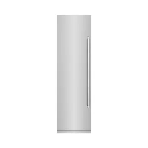 ZLINE 24-Inch 12.4 Cu. Ft. Column Freezer in Stainless Steel with Graphite Gray Interior (RCFV-304-24)