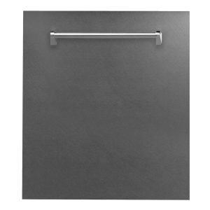 ZLINE 24-Inch Dishwasher in Satin Stainless Steel with Traditional Handle (DW-SN-H-24)