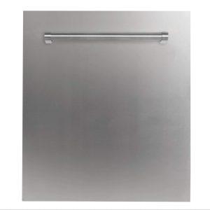 ZLINE 24-Inch Dishwasher in Stainless Steel with Stainless Steel Tub and Traditional Style Handle (DW-304-H-24)