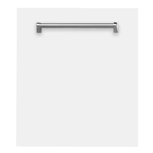 ZLINE 24-Inch Dishwasher in White Matte with Stainless Steel Tub and Traditional Style Handle (DW-WM-24)