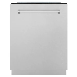 ZLINE 24-Inch Monument Series 3rd Rack Top Touch Control Dishwasher in Satin Stainless Steel with Stainless Steel Tub, 44dBa (DWMT-SN-24)