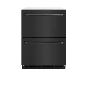 ZLINE 24-Inch Touchstone Refrigerator Drawer in Black Stainless Steel (RDSO-BS-24)