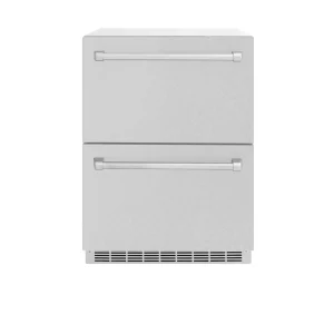ZLINE 24-Inch Touchstone Refrigerator Drawer in DuraSnow Stainless Steel (RDSO-SN-24)