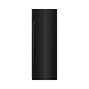 ZLINE 30-Inch 16.7 Cu. Ft. Column Refrigerator in Black Stainless Steel with Graphite Gray Interior (RCRV-BS-30)