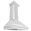 ZLINE 30-Inch Designer Series Wall Mount Range Hood in Satin Stainless Steel with Mirror Accents (655MR-30)