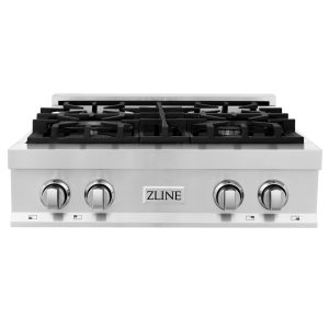 ZLINE 30-Inch Gas Rangetop with 4 Gas Burners in Stainless Steel (RT30)