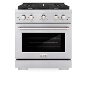 ZLINE 30-Inch Paramount Gas Range with 4 Burner and 4.2 cu. ft. Convection Gas Oven in Stainless Steel (SGR30)