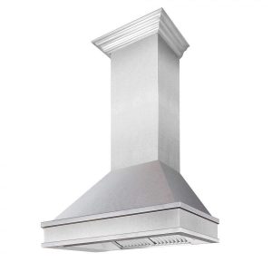 ZLINE 36-Inch Designer Series Wall Mount Range Hood in Satin Stainless Steel (8656S-36)