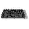 ZLINE 36-Inch Gas Cooktop with 6 Gas Burners and Black Porcelain Top (RC36-PBT)