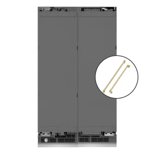 ZLINE 48-Inch Column 12.5 Cu. Ft. Refrigerator and 12.4 Cu. Ft. Freezer in Panel Ready with Champagne Bronze Accents
