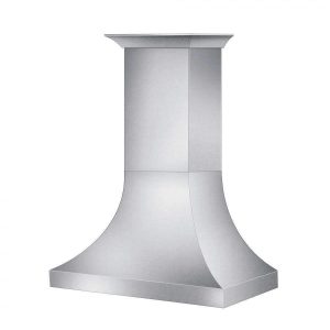 ZLINE 48-Inch Designer Series Satin Stainless Steel Wall Range Hood with 700 CFM Motor (8632S-48)