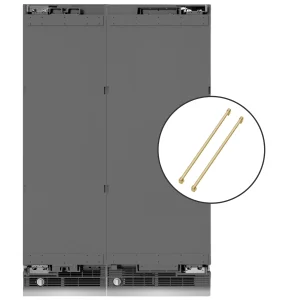 ZLINE 54-Inch Column 16.7 Cu. Ft. Refrigerator and 12.4 Cu. Ft. Freezer in Panel Ready with Champagne Bronze Accent